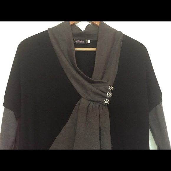 Black&Grey Mini Dress - Picture 6 of 7